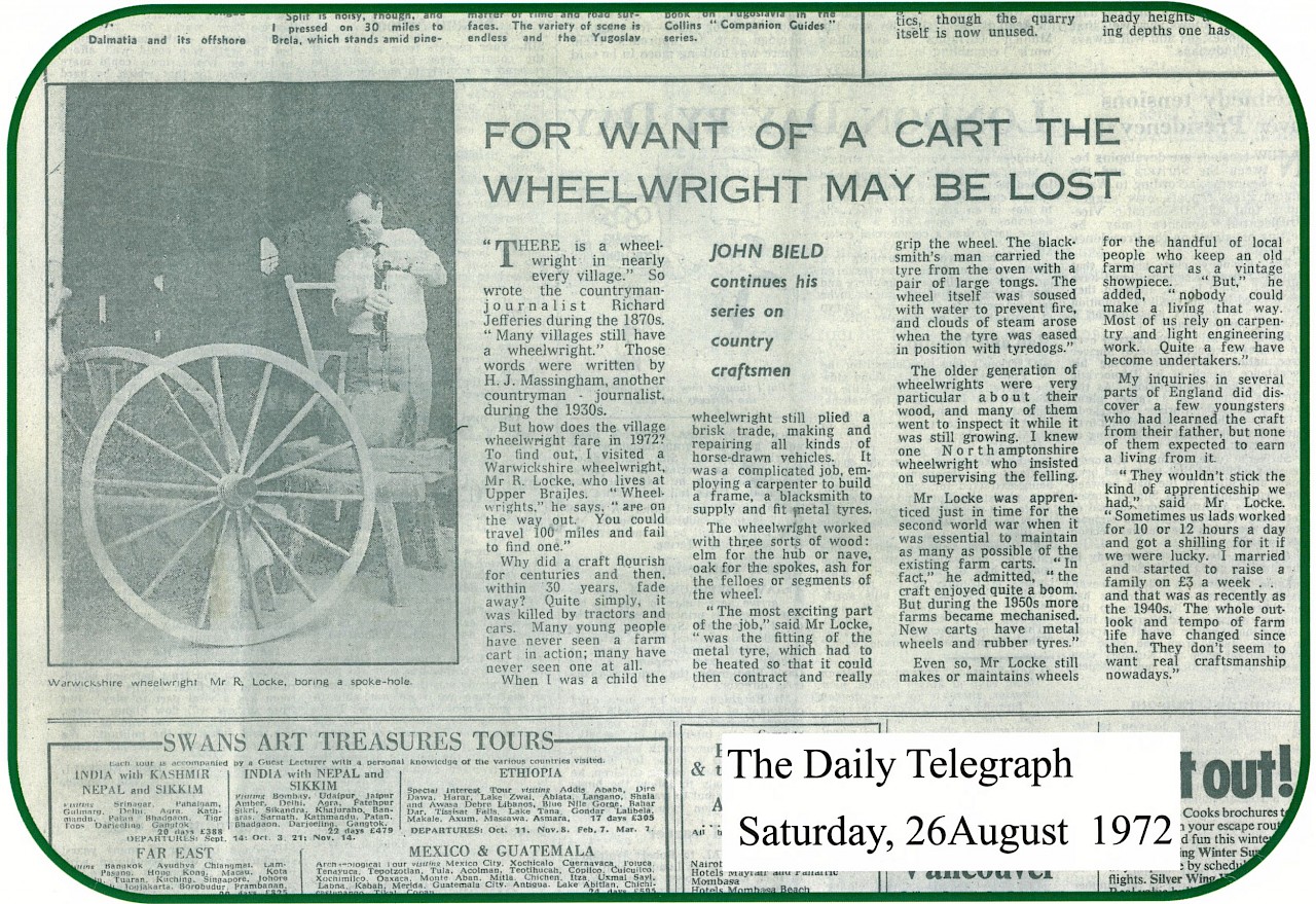 Telegraph newspaper 1972